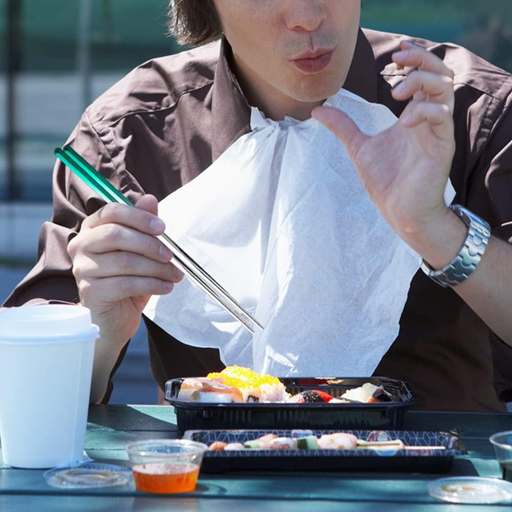 Travel Utensils Set with Case Reusable Portable Cutlery Set Stainless Steel 8pcs Including Dinner Knife Fork Spoon Chopsticks straws(Gradient Green)